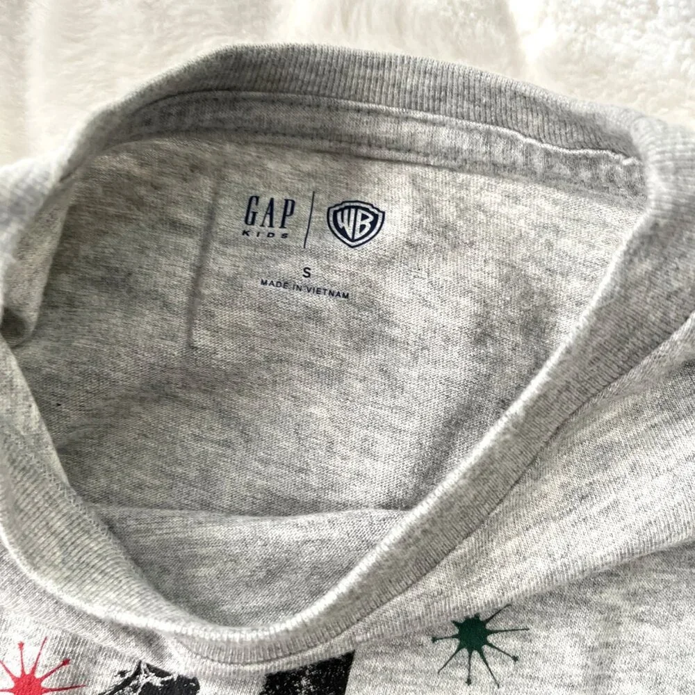 NWT Kids GAP Christmas Story T-Shirt (Gray) S / 6-7